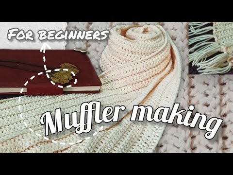 Muffler making | Step by step tutorial | Deeksha DIY