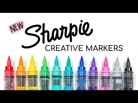 *NEW* Sharpie Creative Marker Review for Hand Lettering