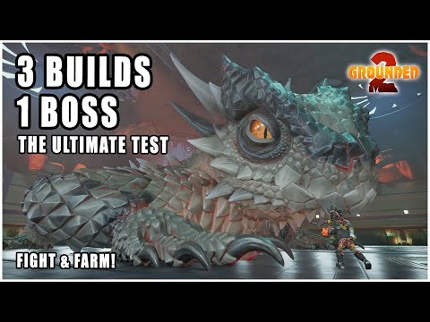 WHICH ARMOR IS BEST? Testing 3 OP Builds vs. King Dozer! (Grounded 2)