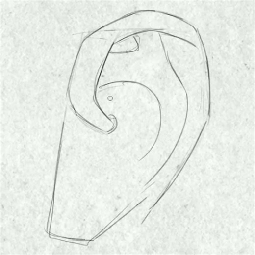 simple ear drawing tutorial anyone can follow