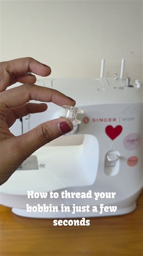 FairyFlutters by Su on Instagram: "How to thread the Bobbin on a Singer Machine . 1.Turn Off the Machine 2.Place an empty bobbin on the bobbin winder spindle (on the top right). 3.Push the bobbin spindle to the right until it clicks, this engages bobbin winding mode. 4. Place the Thread Spool 5.Put your spool of thread on the spool pin. 6.Pull the thread through the first thread guide at the top.Follow the dashed line diagram printed on your machine for bobbin winding 7. Wrap Around the Bobbin T