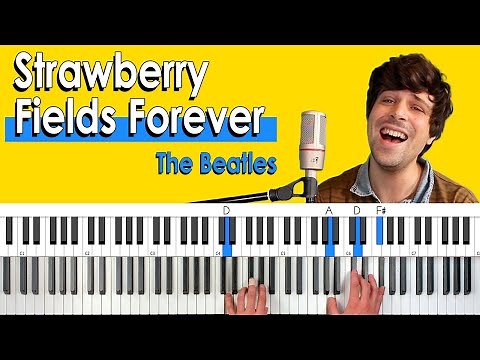 Strawberry Fields Forever PIANO CHORD TUTORIAL