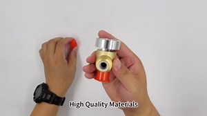 Upgraded Brass RV Vacuum Breaker Check Valve, 571-VAC-CHK-A Camper Trailer Flusher Check Valve，Replace Leaking RV Vacuum Breaker on Black Tank System,Anti Siphon Vacuum Breaker RV Backflow Preventer