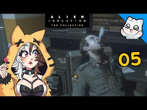 WHERE IS A SAVE WHEN YOU NEED IT || LillyVinnily Plays Alien Isolation (PART 5)