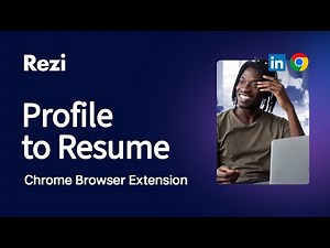 LinkedIn: Profile to Resume (Chrome Extension)
