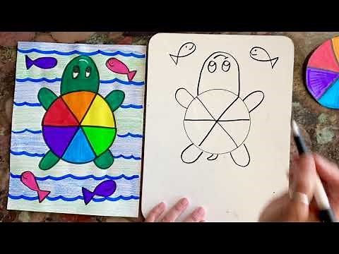 Color Wheel Turtle - 2nd Grade