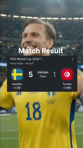 Sweden won in Fifa🇸🇪⚽