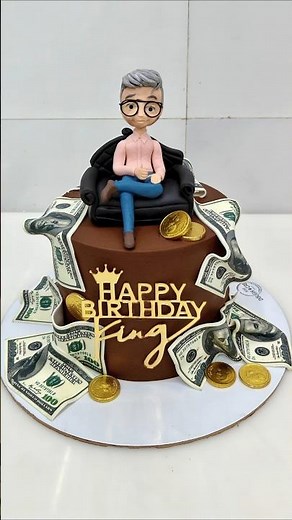 best Boss birthday cake decorating ideas #birthdaycake #shorts #ytshorts #viralvideo #cakedesign