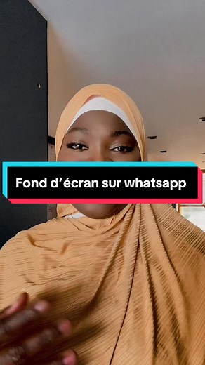 Comment faire un fond d’écran sur une discussion WhatsApp