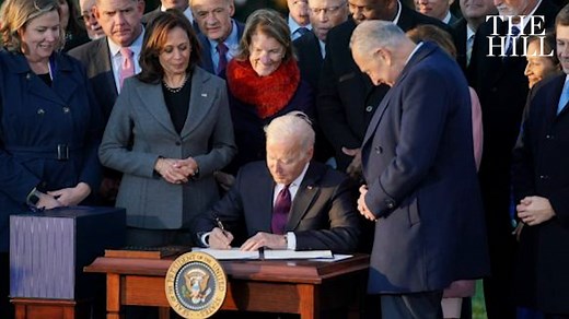 Biden signs $1 trillion infrastructure bill into law