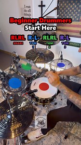 505K views · 3.7K reactions | Beginner drummers, this is where you start.��A simple drum fill designed to build confidence, timing, and control without overcomplicating things.�Focus on learning fills you can actually use in real music.� #BeginnerDrummers #NewDrummers #DrumLessons #EasyDrumFill #LearnDrums #DrumPractice | Drumming Basics 101 | Facebook