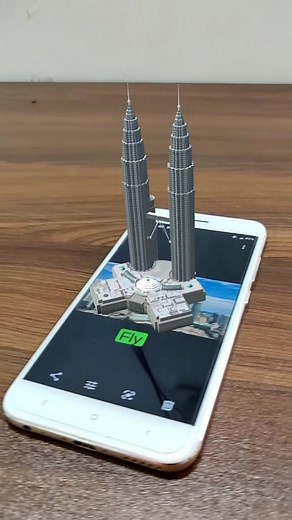 skyscraper AR app #edutok #edutoktech #ar