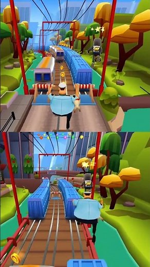 DOUBLE JUMPING ( FORWARD vs REVERSE) ! SUBWAY SURFERS SEOUL! #subwaysurfers #subway #games