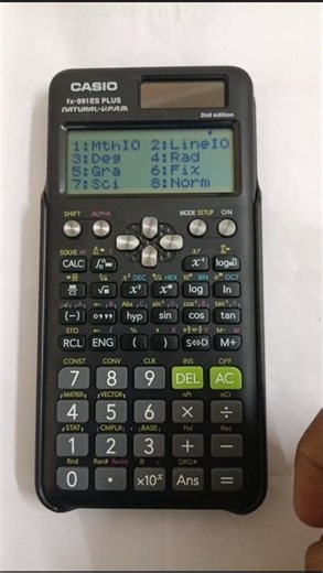 How to Use Calculator || Radian Mode to Degree Mode || fx-991ES Plus #calculator #shorts