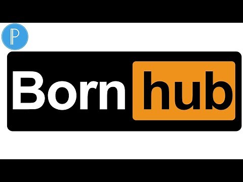 How to make a P Hub logo Using PixelLab | PixelLab logo design | Tutorial [CC]