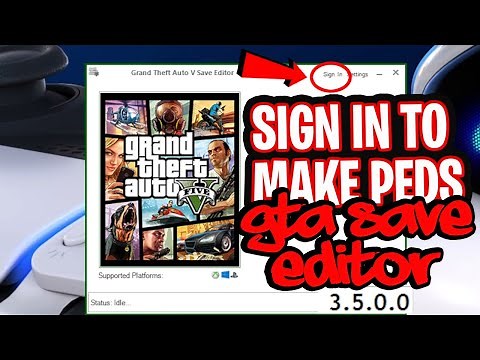 *EASY* HOW TO CREATE A GTA SAVE EDITOR ACCOUNT (SIGN IN TO MAKE MINI-PEDS)