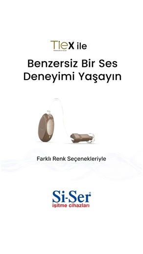 🎧 Her zevke, her stile ve her sese uygun teknoloji! Göz zevkinize, tarzınıza ve ses konforunuza hitap eden yüksek teknolojiye sahip işitme cihazlarıyla tanışın. Sizin renginiz hangisi? Si-Ser İşitme Merkezleri, inovatif yaklaşımıyla işitme kayıplı bireylere en doğru çözümleri sunuyor. Dünyanın ilk modüler işitme sistemi kablosuz bağlantılı işitme cihazı Tie X, hafif tasarımıyla konforu ve teknolojiyi bir araya getiriyor. #SiserİşitmeCihazları #işitmekaybı #işitmecihazı #siserişitmemerkezleri #