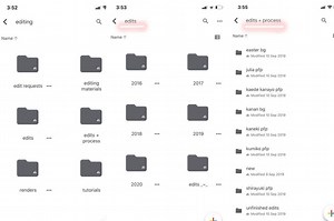 how to organise your edits: cora types | Editing & Designing Amino