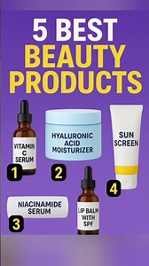 YouTube Shorts Script – “5 Best Beauty Products”. #trending