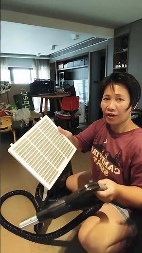 how to clean humidifier filter thru vacuum cleaner