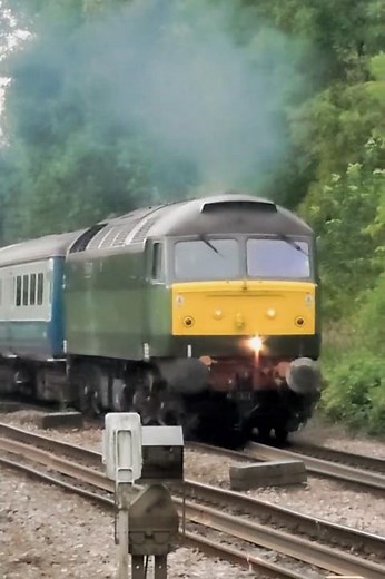 T/T Class 47's With The Oban Railtour, Leaving Northallerton #class47 #railtour #diesellocomotive