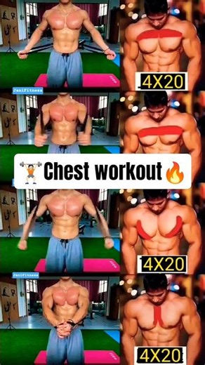 ❌No Gym? No Problem! Chest Workout With Bands #NoGymNoProblem #ResistanceBandWorkout #ShortsFitness