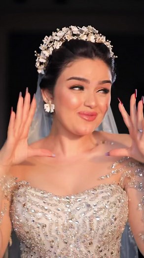 Stunning Bridal Gown with Intricate Beadwork