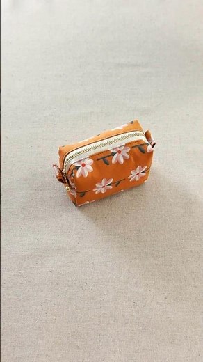 Flower Pouch🌼 | DIY | Quick Sewing Tips No.154