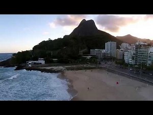 Leblon Beach in Rio de Janeiro - The Drone Eyes