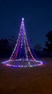 84K views · 1.9K reactions | Make a Christmas Light Tree using your FLAG POLE!! Get the mount here (affiliate link)-->https://rstyle.me/+_E8NTnI07CBcsaut9YBarg . | Crafty Morning | Facebook
