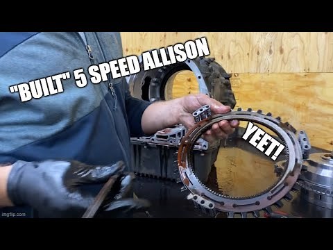 "BUILT" 5 SPEED ALLISON TEAR DOWN
