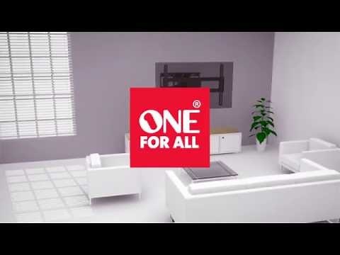 One For All WM4661 Wall mount How to install instruction video Solid