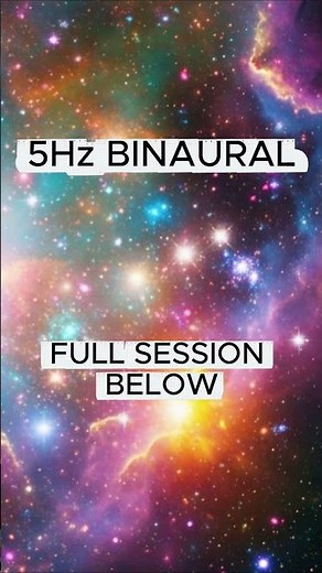 5Hz Binaural Beats 🌙 Deep Meditation & Instant Calm | Theta Waves for Relaxation & Sleep