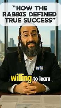 Rabbi Wisdom - How the rabbis defined true success