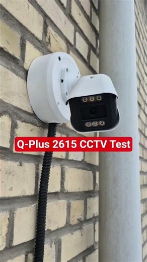 Q-Plus 2615 Camera Test | دوربین مداربسته در برف مشهد