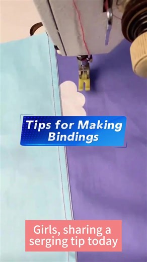 Tips for making binding #diysewingpattern #sewingforbeginners #sewingtips