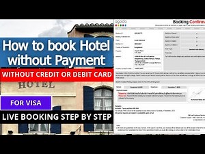 How to book Hotel without Payment | How to make hotel reservation without paying?
