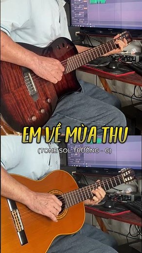 Em Về Mùa Thu - Guitar Hòa Tấu Mộc | Ngô Thụy Miên | Solo & Đệm 2 Guitar | Quang Cường