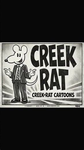 CreekRat Cartoons Comic Strip