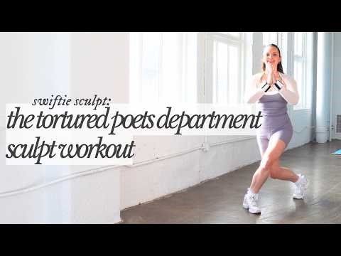 TAYLOR SWIFT TTPD WORKOUT 🖤🪶 | Swiftie Sculpt Class!
