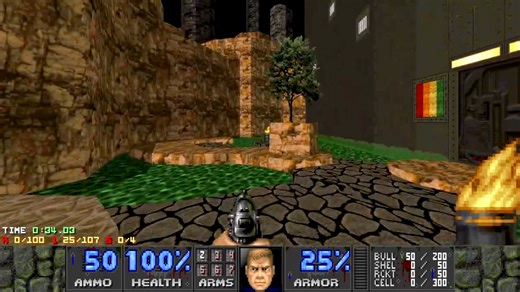 Tower of Treachery (MAP15) [Doom & Retro FPS Mods] Realm of Chaos 2 is a 40-map Boom-compatible megawad built by original Macintosh Team members and a strong roster of veteran mappers. As a sequel to the 1996 classic, it mixes vintage design with modern combat pacing, featuring expansive layouts, fierce encounters, and a bespoke soundtrack. UMAPINFO/ZMAPINFO support structures its multi-episode progression. The campaign moves from shattered Earth bases to arctic facilities and finally deep into