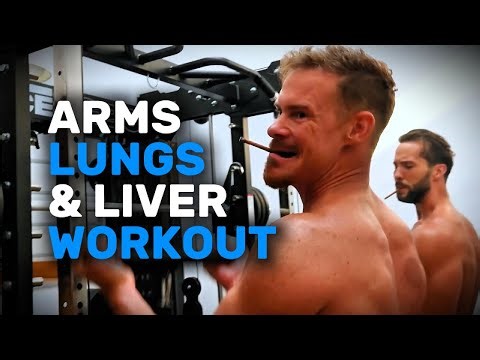 Tristan and Justin teach Alex the basics of booze fitness workouts and diet