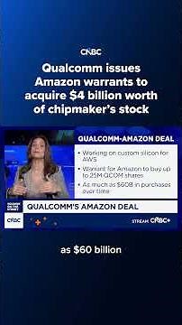 Qualcomm issues Amazon warrants to acquire $4 billion worth of chipmaker's stock