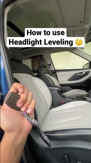 How to Use Headlight Leveling in Car’s 🤔