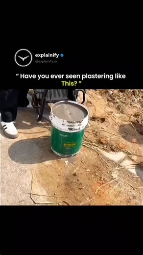 vijay singh | Construction just hit a whole new level in China, and this plaster gun machine is the perfect example of how fast technology is changing... | Instagram