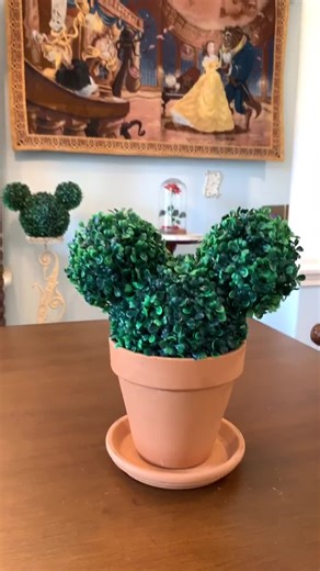 How to make a Mickey topiary ❤️ #Mickey #Disney #Disneyland #disneyworld #disneyhouse #disneychallenge