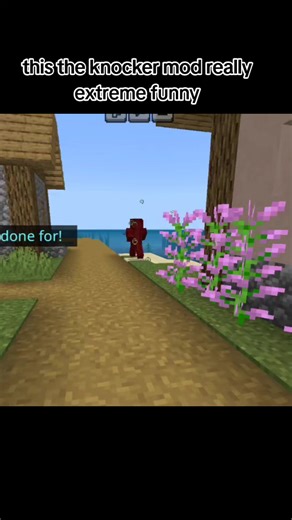 i love the mod by the way☹️🙏 #minecraft #minecraftindonesia🇮🇩 #fyp #xyzbca #theknockermod