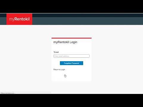 myRentokil 'How to' - Login to my account