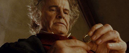 Ian Holm showing us the true depth of Bilbo Baggins was no small feat