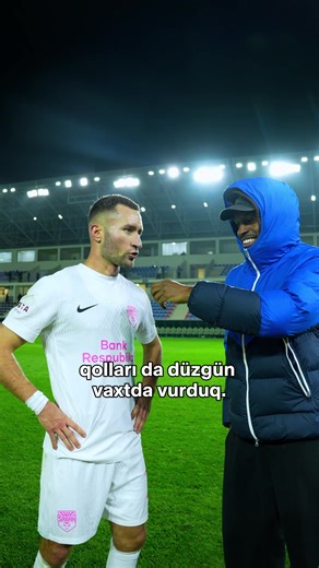 😅Admin oyundan sonra Simiçdən müsahibə götürür. 🎙️🦉 #sabahfc #sabahbizik #interview